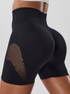 ZASUWA Female Seamless Fishnet Shorts