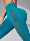 ZASUWA Female Fishnet Scrunch Bum Quick Dry Leggings