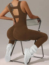 ZASUWA Female Sexy Backless Hollow Out Jumpsuit