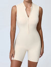 ZASUWA Female Zipper Sleevesless Romper