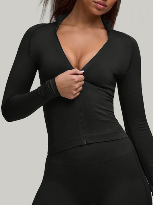 ZASUWA Female Basic Zipper Jacket