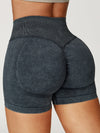 ZASUWA Female Denim Scrunch Bum High-rise Shorts