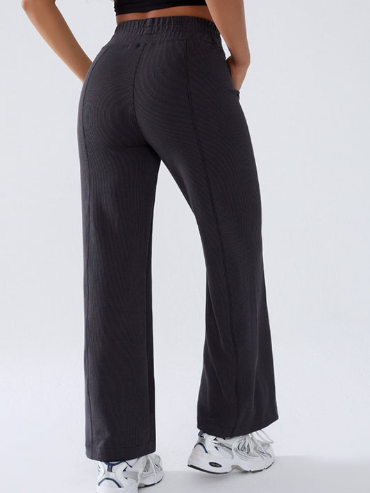 ZASUWA Female Ribbed Pocket Casual Pants