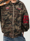 ZASUWA Feamle Pocket Camouflage Hoodie