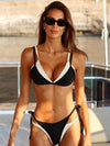 ZASUWA Female Sexy Contrast Color Bikini Set