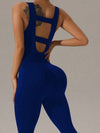 ZASUWA Female Sexy Backless Hollow Out Jumpsuit