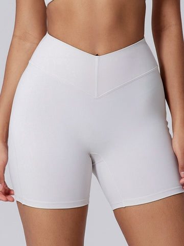 ZASUWA Female V-shape Waist Hip-lift Shorts