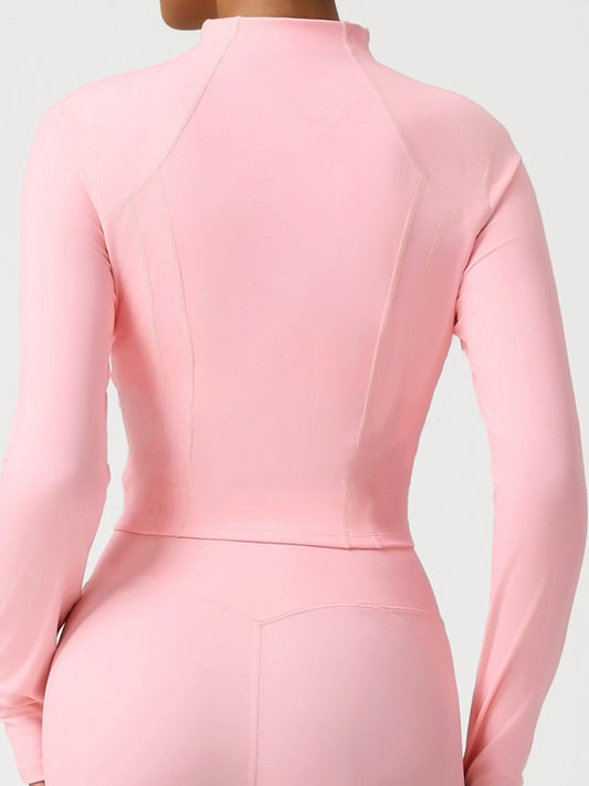 ZASUWA Female Basic Zipper Pocket Jacket