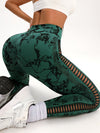 ZASUWA Female Hot Tie-dye Hollow Out Hot Booty Leggings