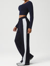ZASUWA Female Contrast Color Stripes Pocket Tracksuit