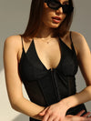 ZASUWA Female Mesh Corset Tank