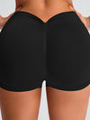 ZASUWA Female Deep V Back Seamless Shorts