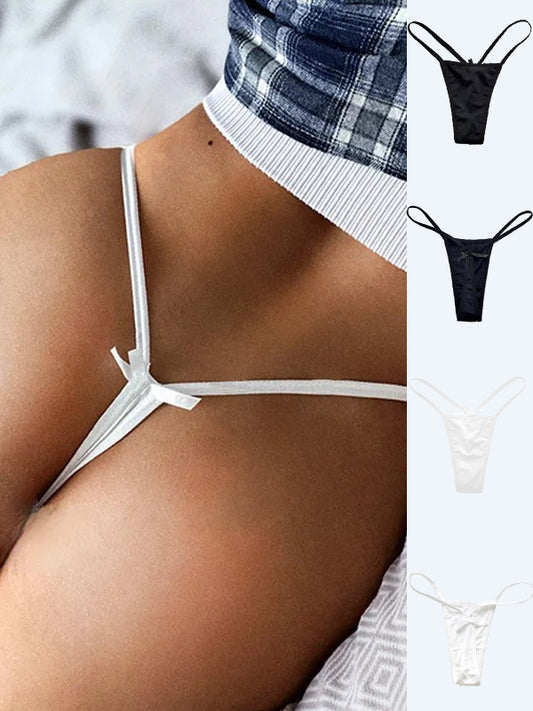 ZASUWA Female Sexy Solid Color T-back Panties