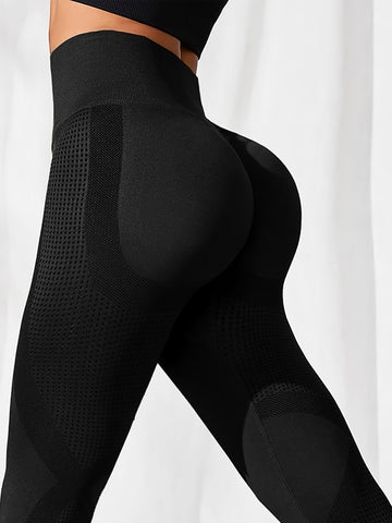 ZASUWA Female Hip-lift Seamless High-waisted Elastic tight Leggings