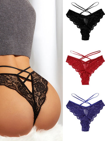 ZASUWA Female Hollow Out Lace Panties