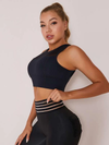 ZASUWA Female Mesh Stitching Yoga Bras