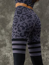 ZASUWA Female Leopard Print Scrunch Bum Leggings