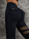 ZASUWA Female Unique Cut Out Pocket Mesh Scrunch Bum Sportswear