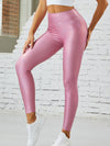 ZASUWA Female Sexy Stylish PU High Waist Print Sportswear