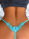 ZASUWA Female Unique Rose Lace T-back Thong