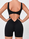 ZASUWA Female Hollow Out Scrunch Bum Romper