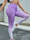ZASUWA Female Trendy Leopard Print Ombre Leggings
