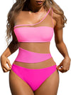 ZASUWA Female Sexy Mesh Tailoring Cutout One Piece