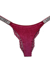 ZASUWA Female Lace Print Dazling Diamond Panties