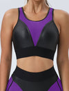 ZASUWA Female Fly Eye Contrast Color High-rise Sportswear