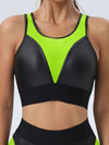 ZASUWA Female Fly Eye Contrast Color High-rise Sportswear